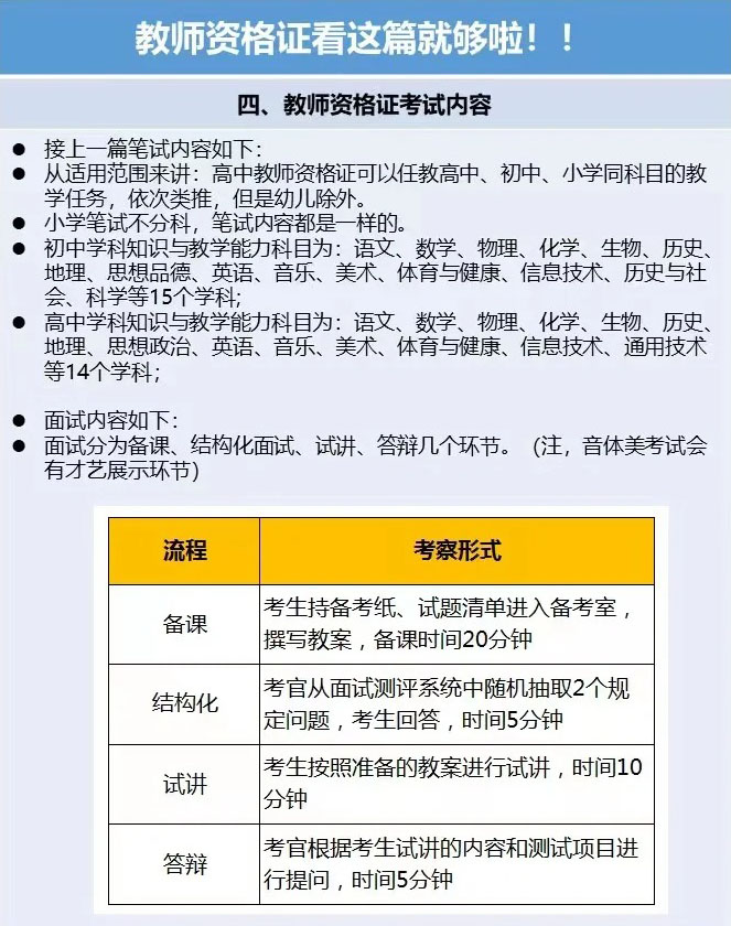 最新考教师资格的全方位解读